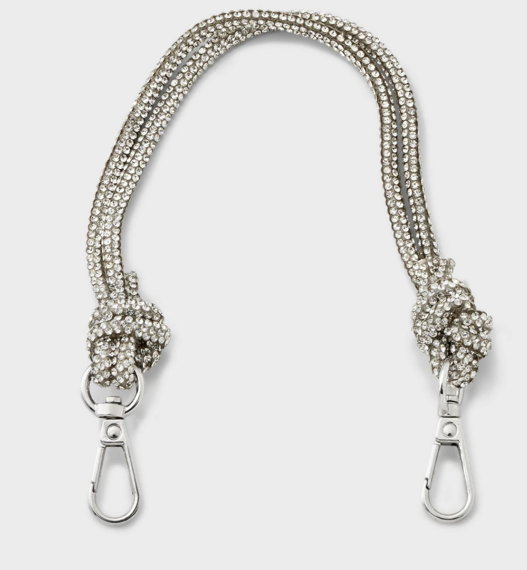 A New Day Handheld Mini Handbag Strap - Silver