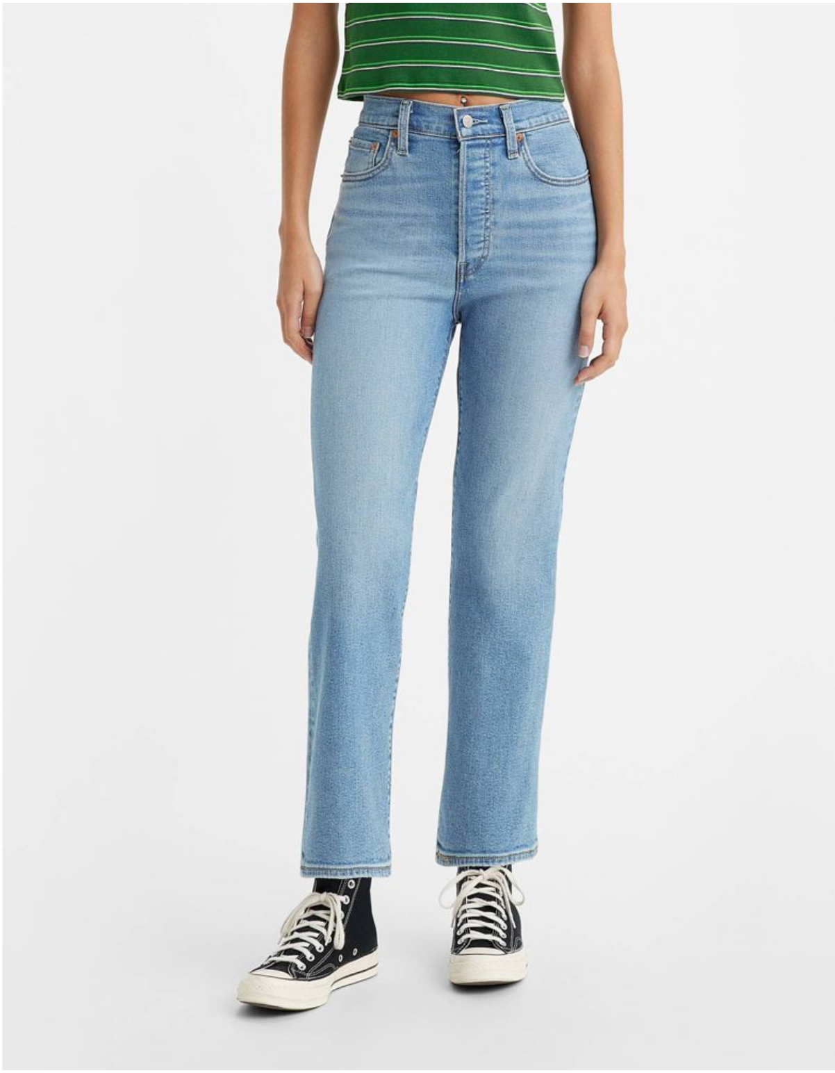 Levi's® Ultra-High Rise Ribcage Straight Jeans - Center Lane