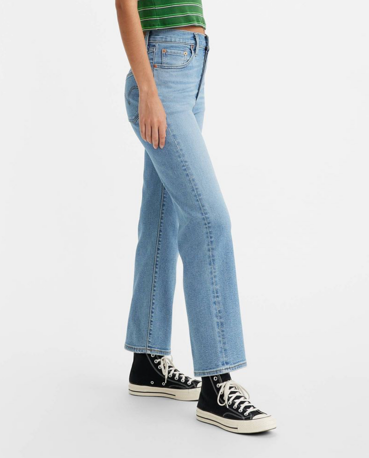 Levi's® Ultra-High Rise Ribcage Straight Jeans - Center Lane
