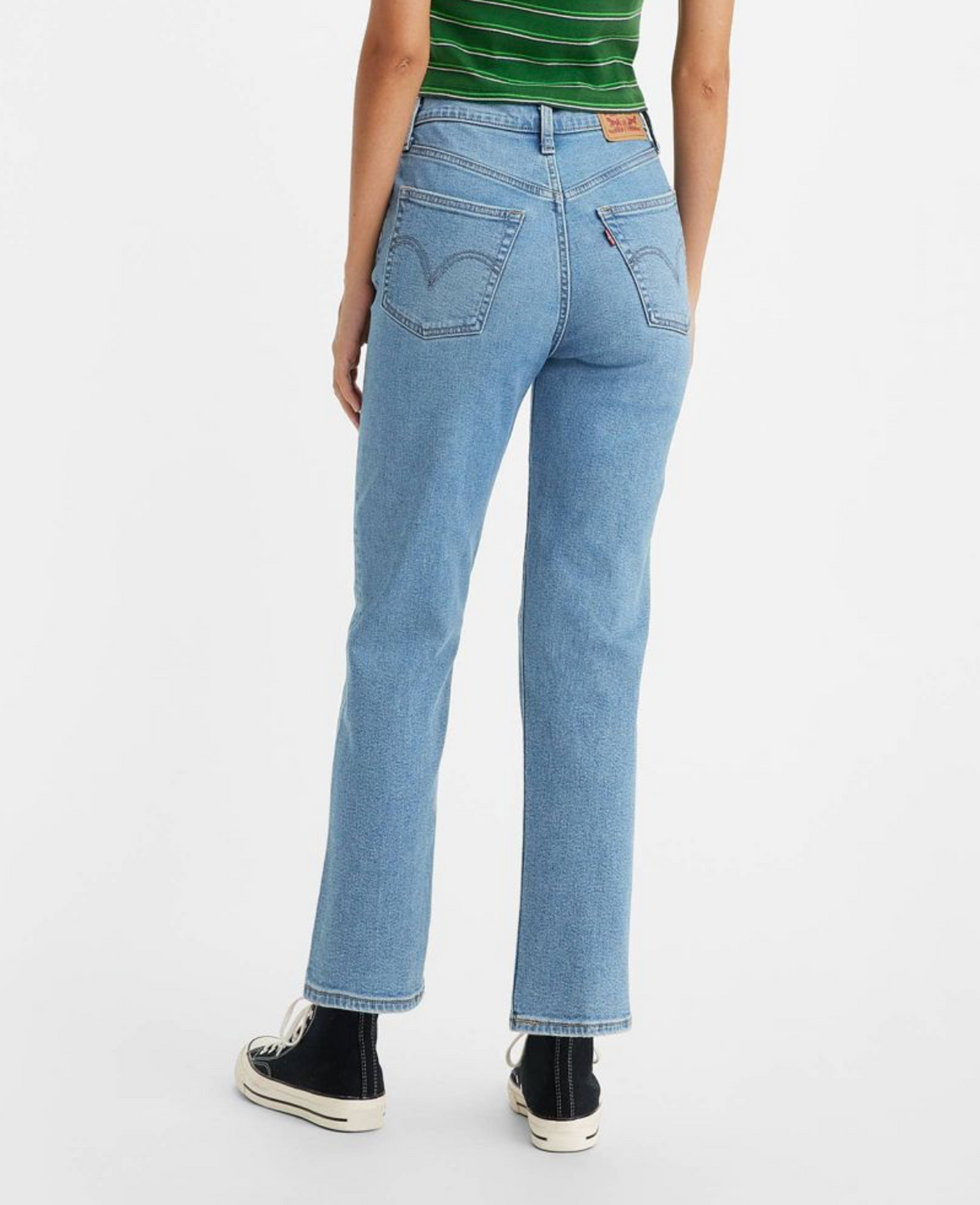 Levi's® Ultra-High Rise Ribcage Straight Jeans - Center Lane