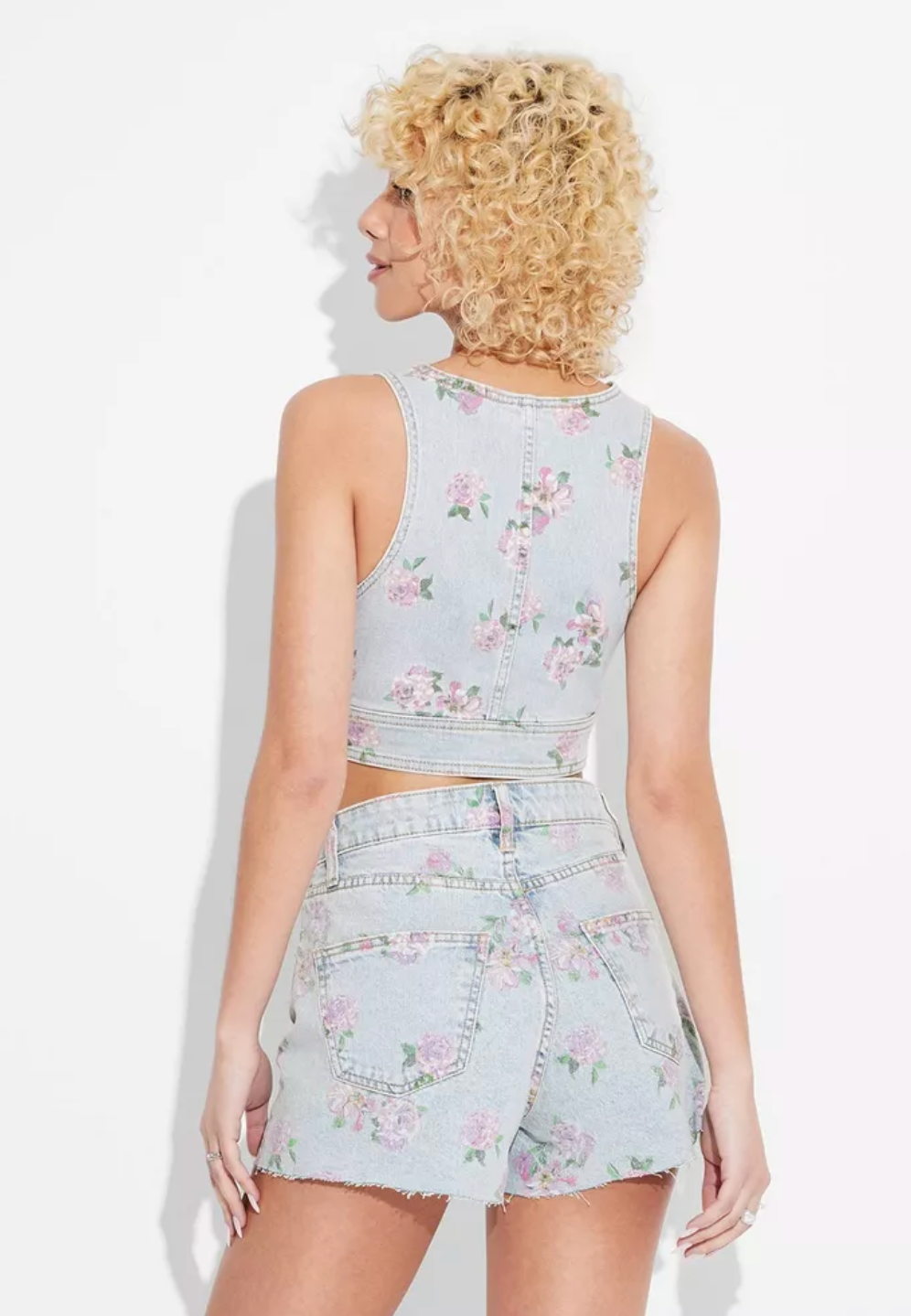 Wild Fable Women's Cropped Denim Vest