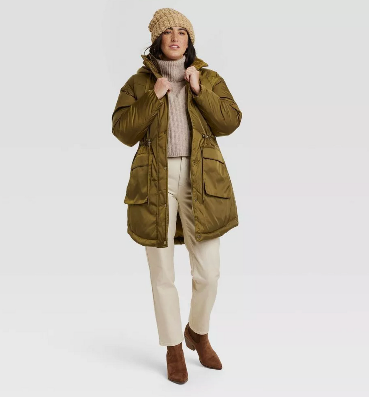 Universal Thread Women's Arctic Parka - Green