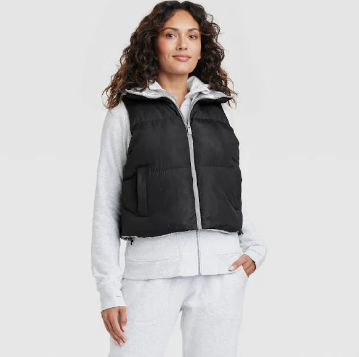 All In MotionWomen's Reversible Snowsport Short Puffer Vest