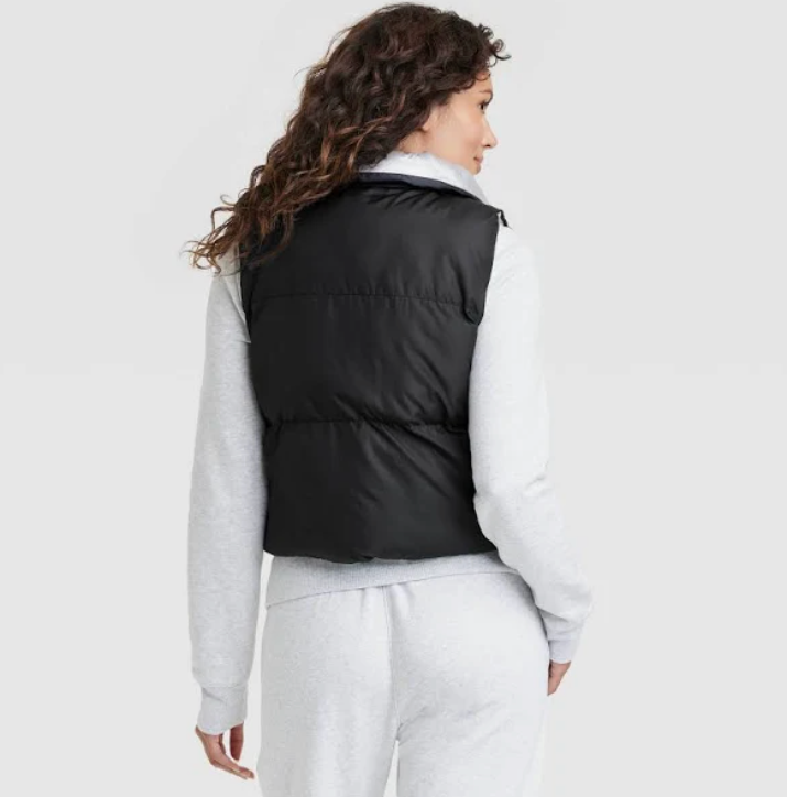 All In MotionWomen's Reversible Snowsport Short Puffer Vest