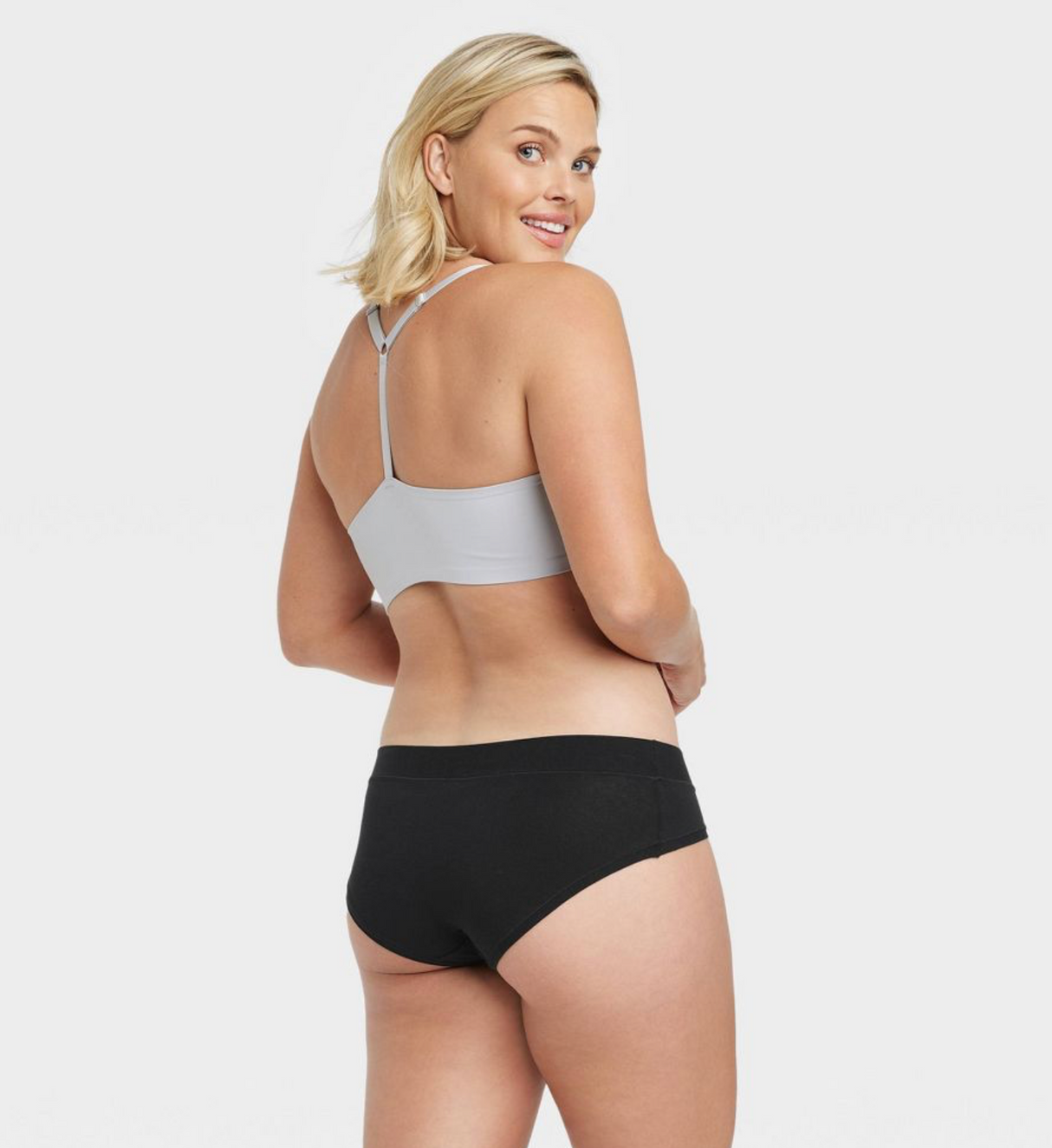 Auden Women's Cotton Hipster Underwear - Black
