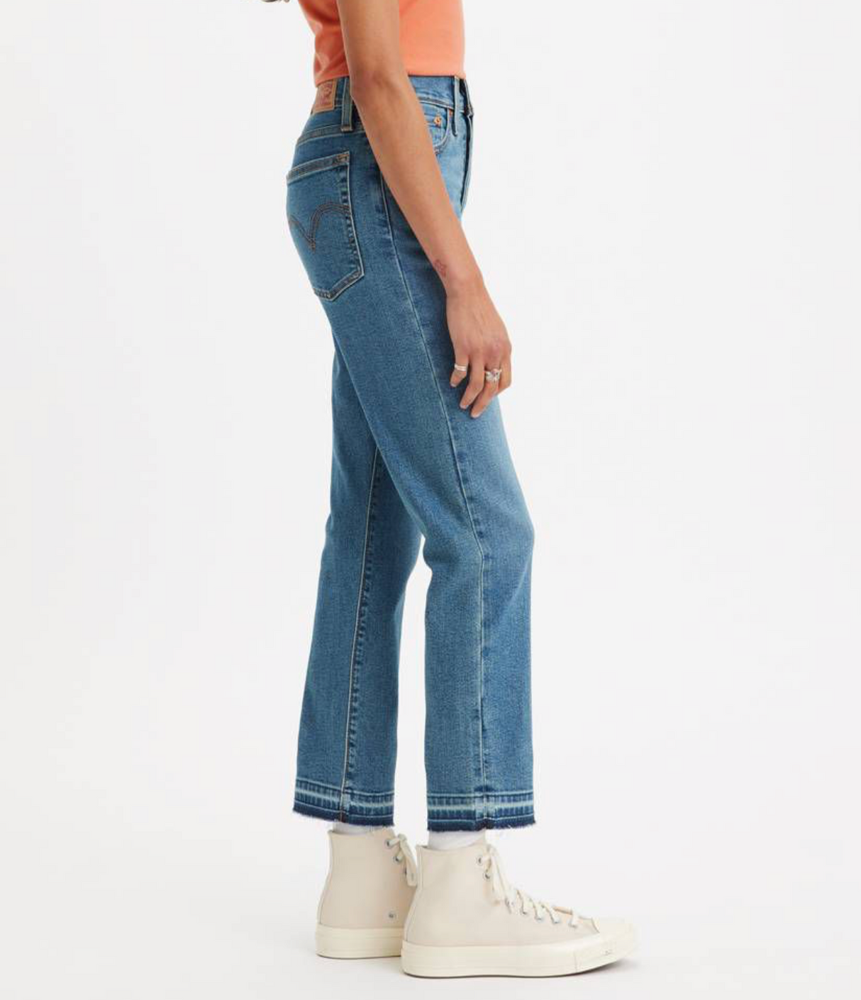 Levi's® Women's High-Rise Wedgie Straight Cropped Jeans - Turned On Me