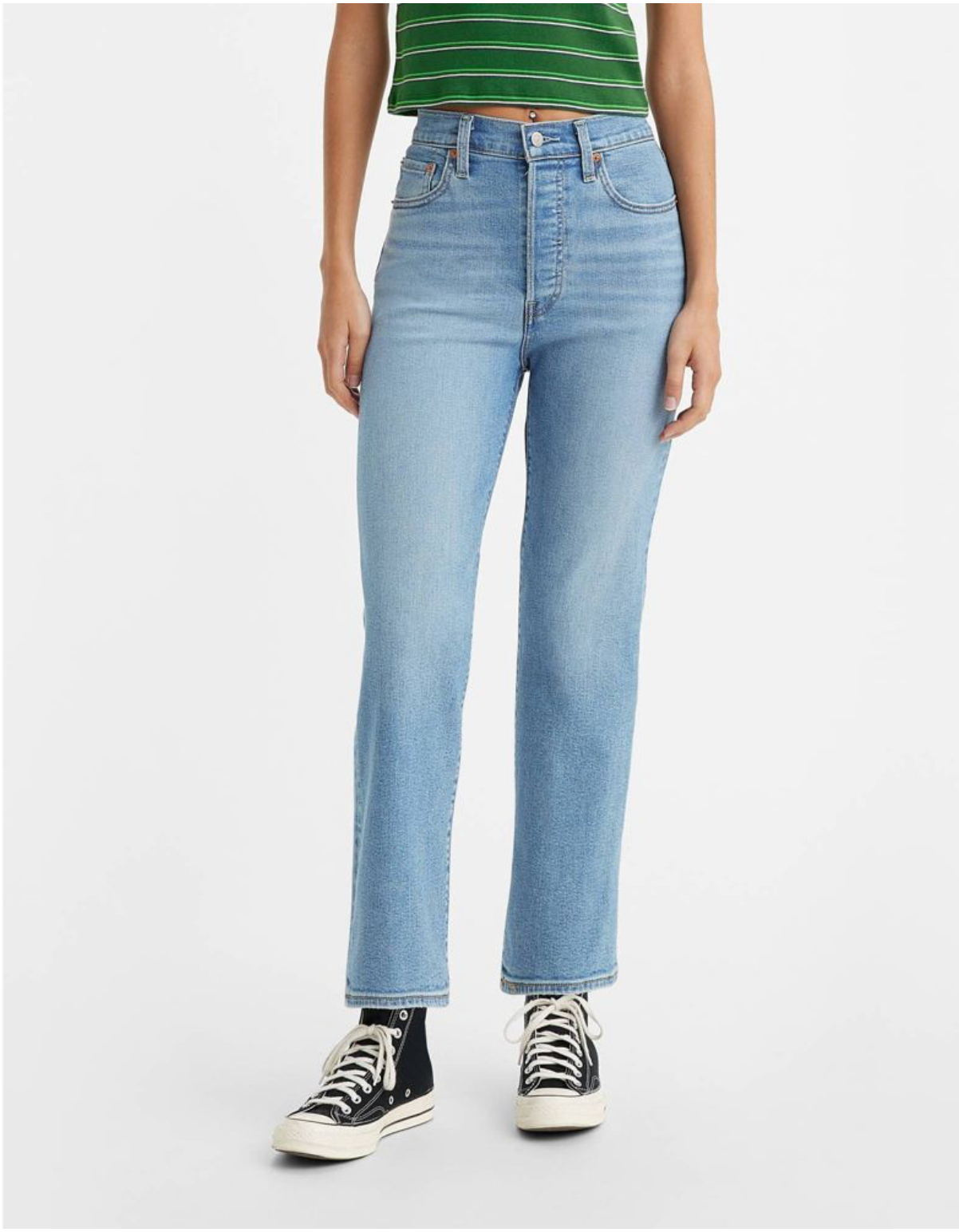 Levi's®  Ultra-High Rise Ribcage Straight Jeans - Center Lane