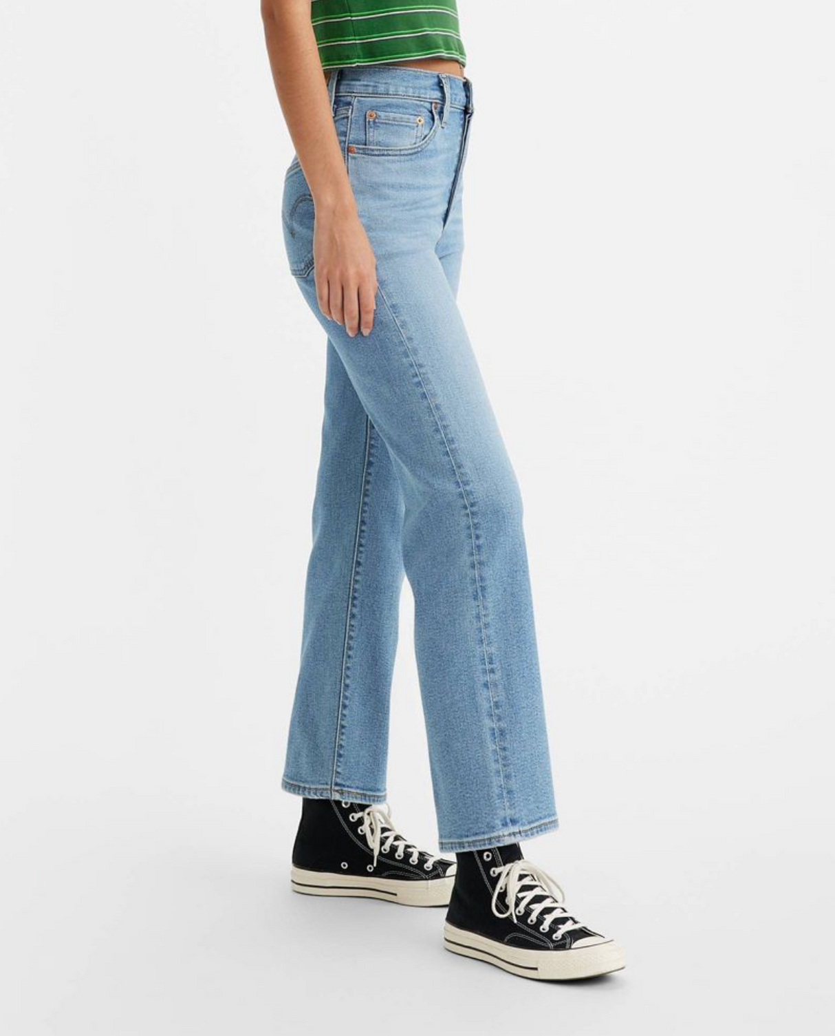 Levi's®  Ultra-High Rise Ribcage Straight Jeans - Center Lane