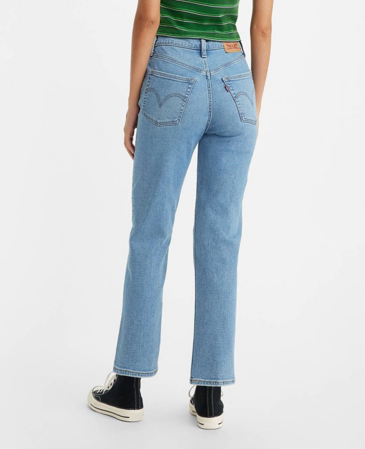 Levi's®  Ultra-High Rise Ribcage Straight Jeans - Center Lane