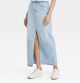 Universal Thread Women's Denim Maxi Skirt