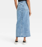 Universal Thread Women's Denim Maxi Skirt