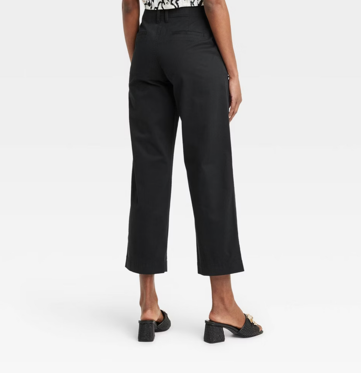 A New Day Women's High-Rise Straight Ankle Chino Pants