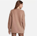 Wild Fable Women's V-Neck Fuzzy Oversized Pullover Sweater