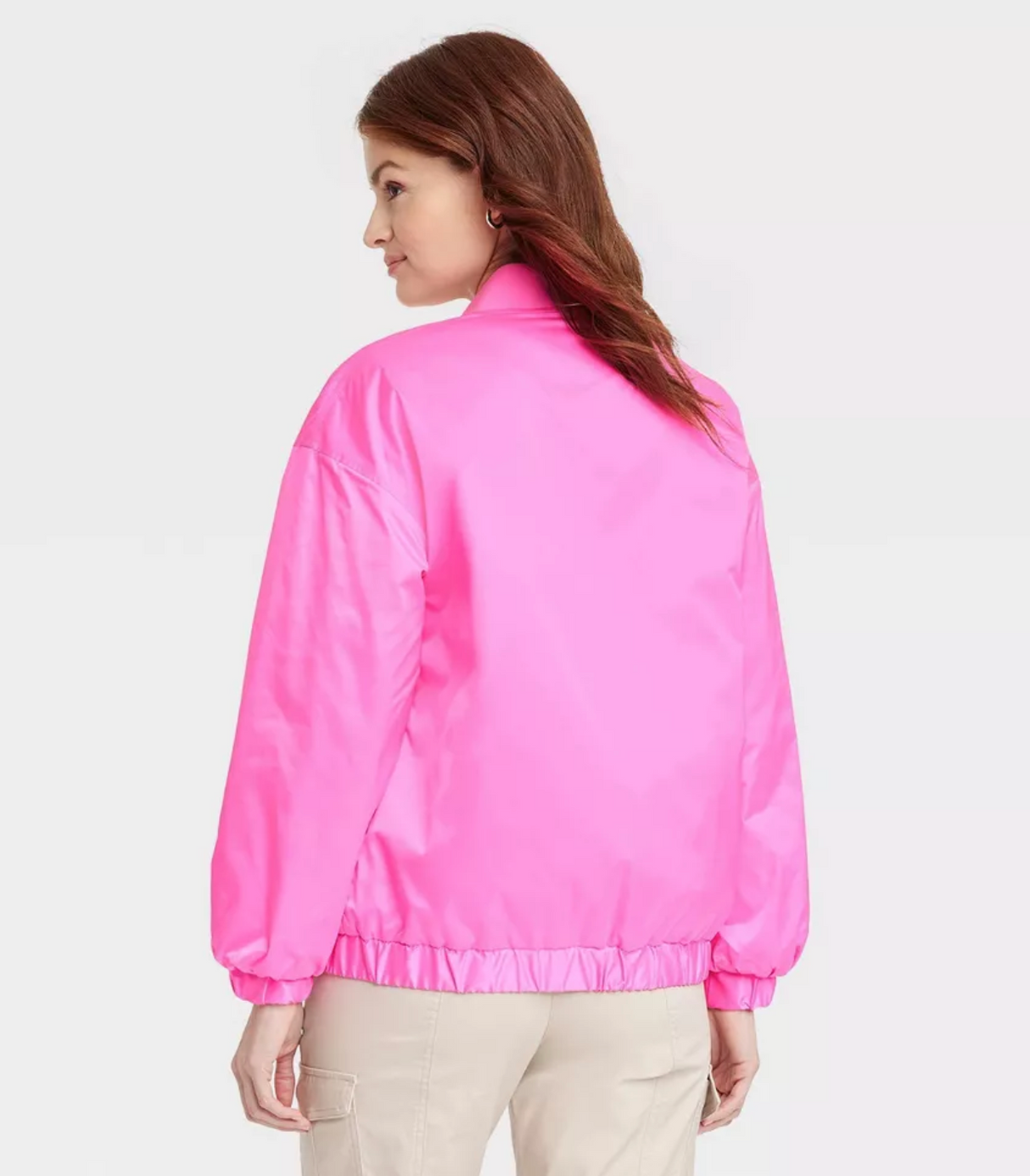 A New Day Women's Bomber Jacket - Pink