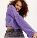 Wild Fable Women's Crewneck Boxy Pullover Sweater