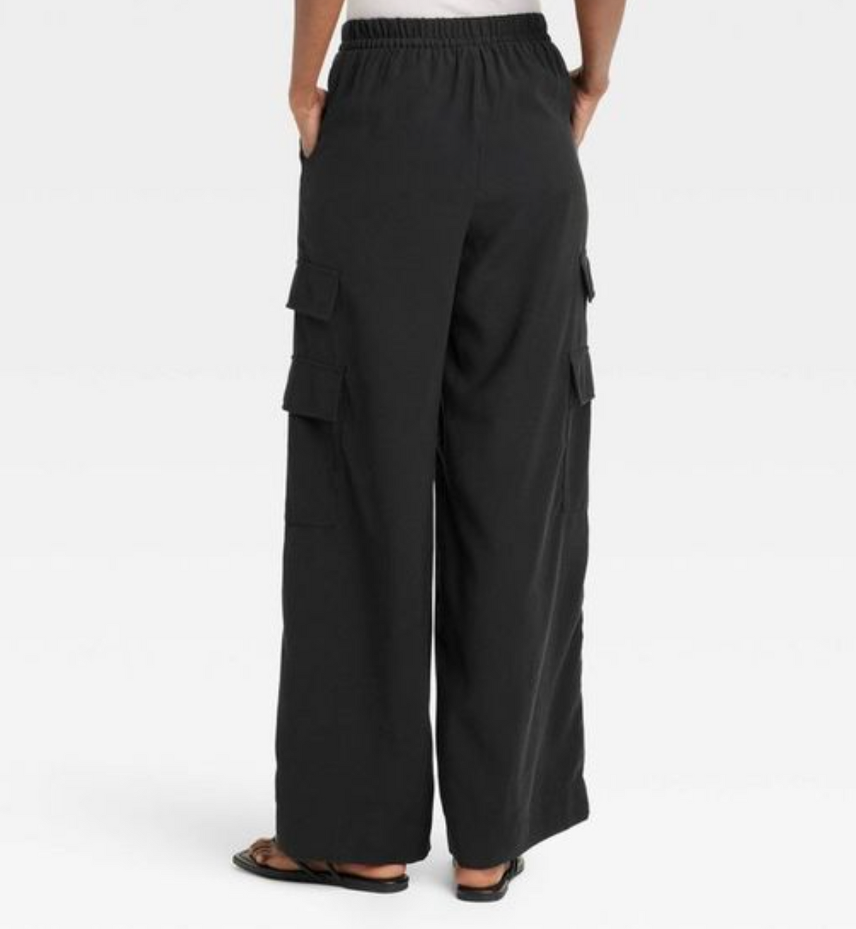 A New Day Women's High-Rise Wide Leg Cargo Pants