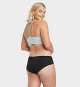 Auden Women's Cotton Hipster Underwear -  Black